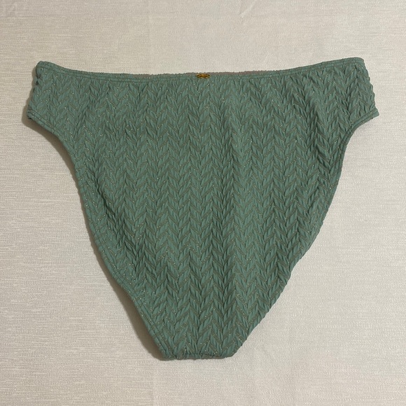 PILYQ Women's Aquarius Hillary High Waist Bikini Bottom - Picture 4 of 6